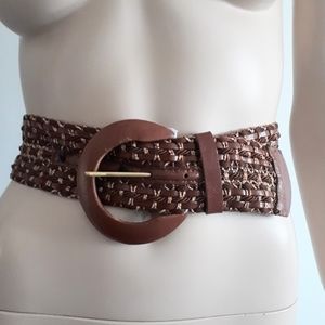 Streets Ahead | Woven Leather Belt